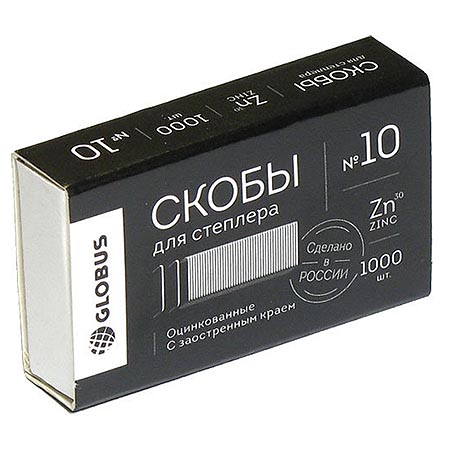 Скобы №10 Quality оцинкованные до 20л. 1000шт С10Ч-1000 1/20