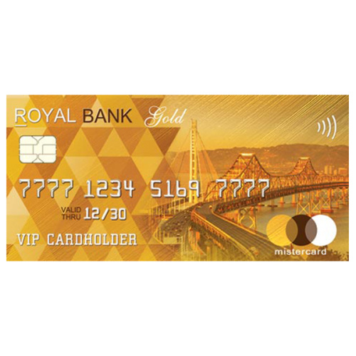 Конверт для денег Золотая карта, Royl Bank, блестки, рельеф 2-16-2499А