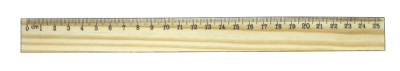 Линейка 25см, деревянная AR-3112 1/12