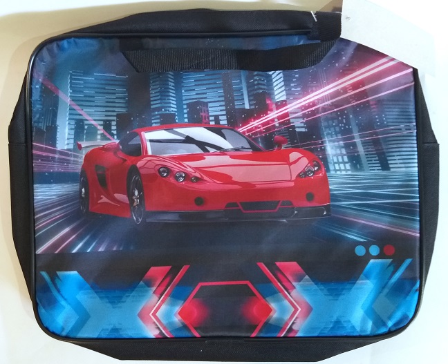 Папка А4 "STYLISH AUTO", с ручками ткань М-16882 1/20