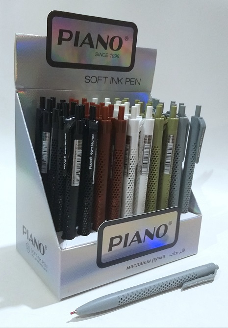 Ручка авт. " Piano" Синяя 0,5 на масл.осн.PT-027 1/12