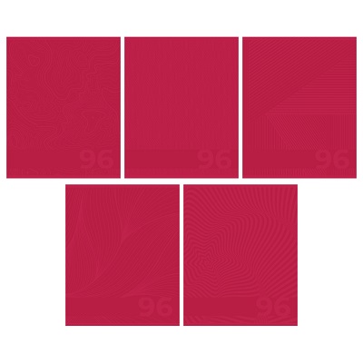 Тетрадь 96 л "Viva Magenta" клетка лак 13994/5 1/30