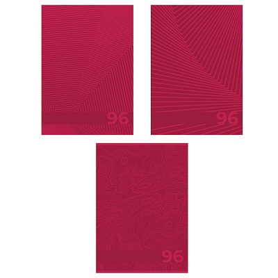 Тетрадь 96л. А4 "Viva Magenta" скоба клетка 13998/3 1/24