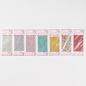 Наклейки-стразы акриловые,АССОРТИ-11, 22,5*10см арт.5543 1/12