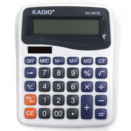 Калькулятор 12-разрядный, 11*14.5см, арт,KК-3871B