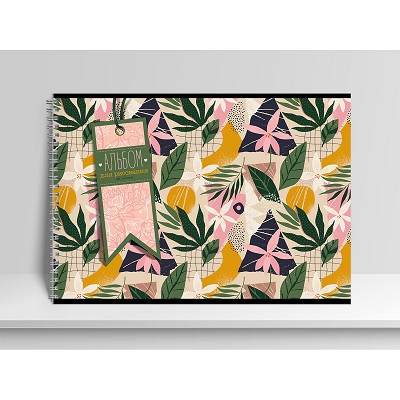 Альбом 48л. гребень "Тропик" матов.ламинация 11045 1/10/20