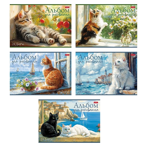 Альбом 24л "ЗаМУРчательные истории" А4 на скобе 24А4B 1/5/55