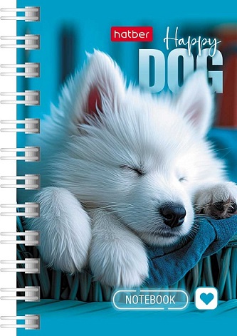 Записная книжка А7 40л гребень "Носики и ушки" клетка ассорти 40ЗК7В1гр 1/132