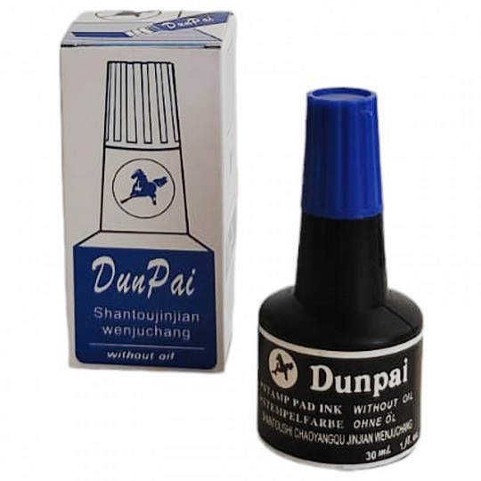 Штемпельная краска, 30ml, синяя QLE 7333 1/12