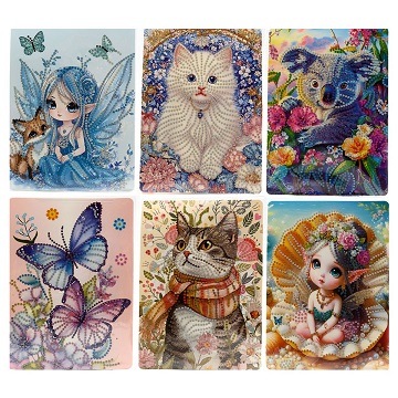 Алмазная мозаика 15*26см МИКС-6 арт.42482 1/12