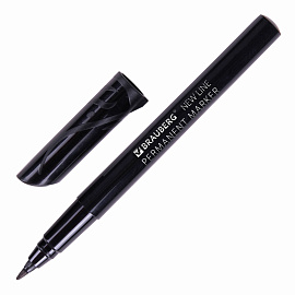 Маркер перманентный ЧЕРНЫЙ, LINE, круглый наконечник 2 мм, 152209