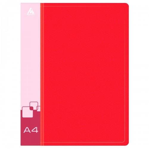 Папка-скоросшиватель А4 КРАСНАЯ пластик. 0,7мм 816872
