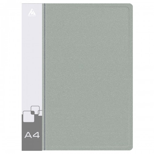 Папка-скоросшиватель А4 СЕРАЯ пластик. 0,7мм 816871