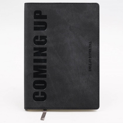 Ежедневник А5 7БЦ 100л COMING UP ЧЕРНЫЙ к/зам клетка арт.23960