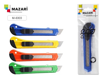 Нож канц. большой /18мм/ М-6303 1/24