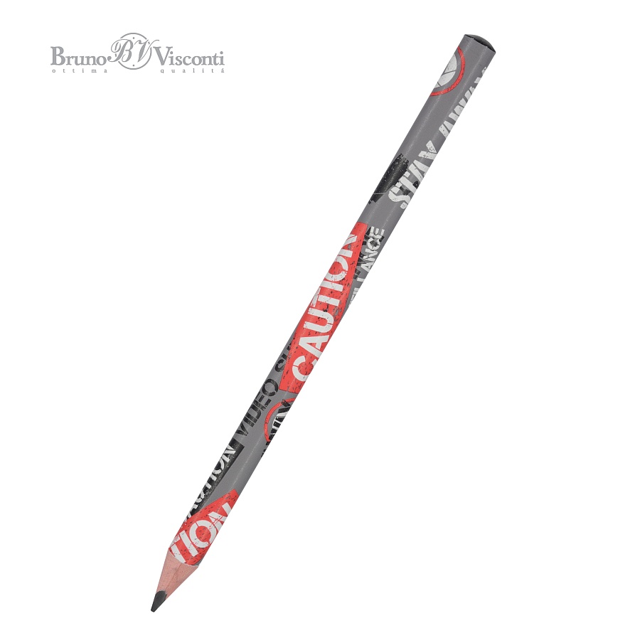 Карандаш ч/гр "ArtGraphix.Keep Away. Video camera" 4В супер мягкий, 3,5 мм 21-0062/12 1/30