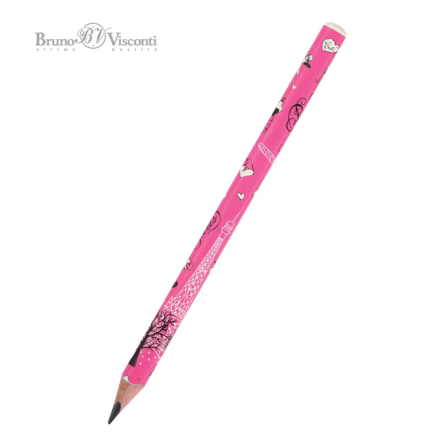 Карандаш ч/гр "Романтическое путешествие. Париж" 4В супер мягкий, 3,5 мм 21-0062/05 1/30