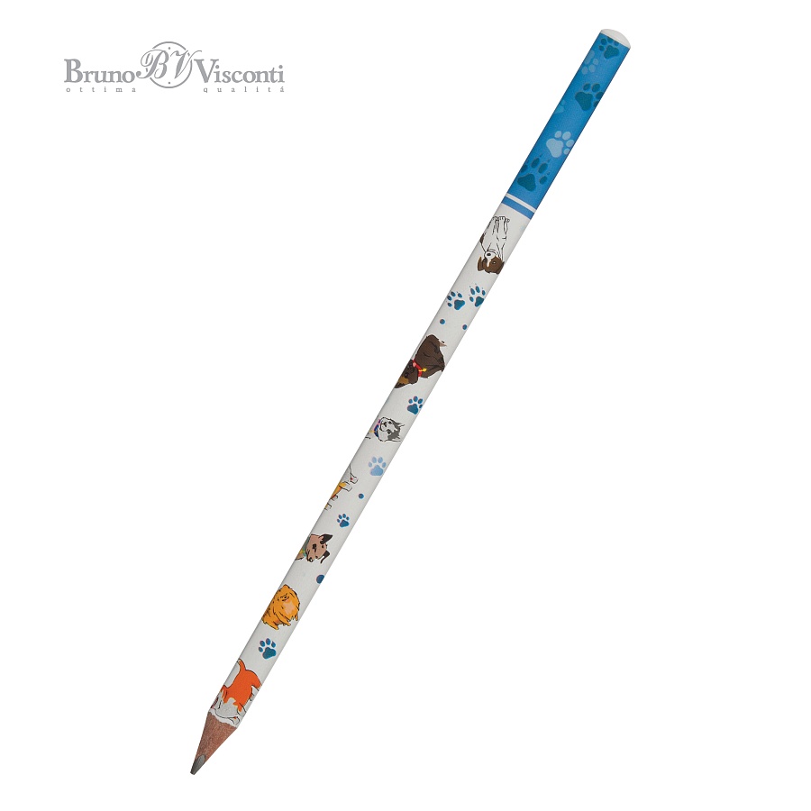 Карандаш ч/гр "HappyGraphix. Собаки" НВ 21-0030/74 1/50