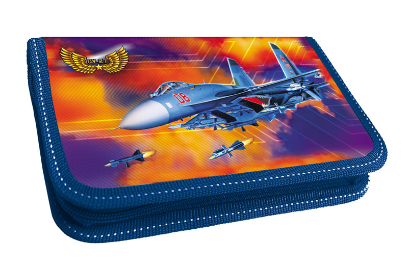 Пенал на 1отд. "Самолет СУ-27", лам. 260266