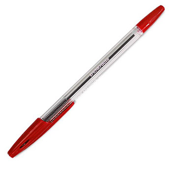 Ручка шариковая R-301 красная ЕК43186   1/50