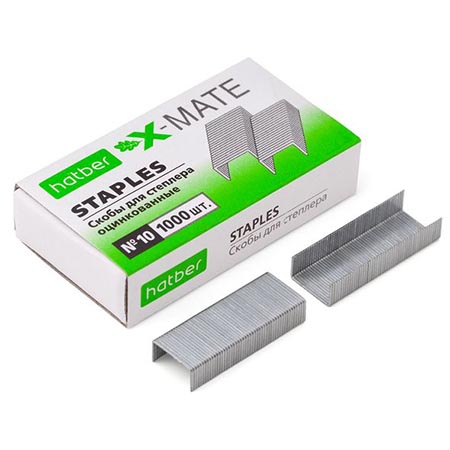 Скобы  №10  1000шт X-Mate оцинкованные SS_063650