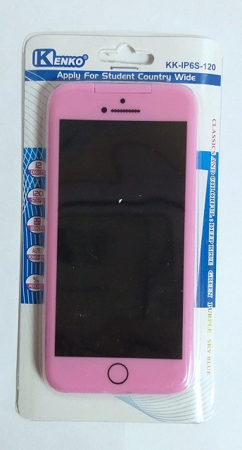 Калькулятор 12 р. 6,5*13,5см цв.корпус в виде мобильного телефона арт.KK-IP6S-120