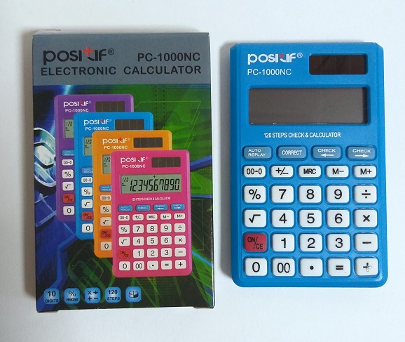 Калькулятор 8-разрядный, 6,8*10,5cm. цв.корпус арт.PC-1000NC