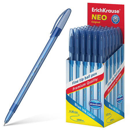 Ручка шариковая  Neo Original синяя 0,7мм, игольч.н.одноразов.ЕК46515   1/50