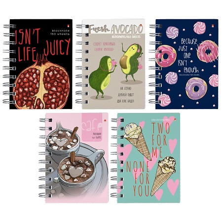 Записная книжка А6 МИКС 2 160л. гребень 3-160-010/02  1/24