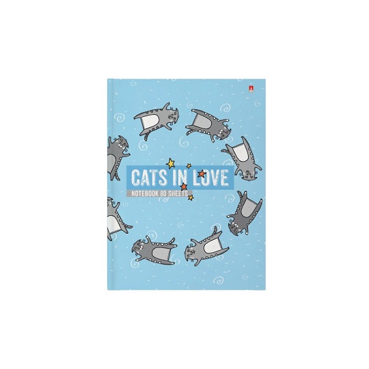 Бизнес-блокнот А6 80л 7БЦ "CATS IN LOVE"  3-80-005/39   1/24