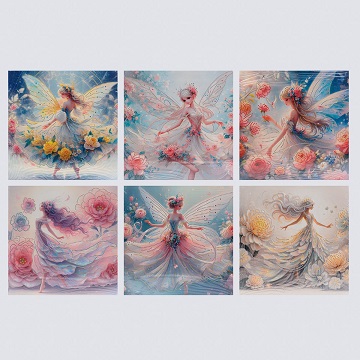 Алмазная мозаика 30*30см ФЕЯ на подрамнике     арт.1079    1/12