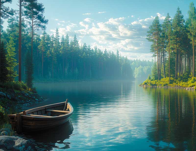 2026 г.Календарь кварт.  3-х. бл. металл+объем "Тихое утро"   81КТ_620