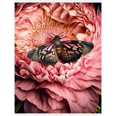 Тетрадь 60л. А4 "Розовый пион"  клетка Т4605106