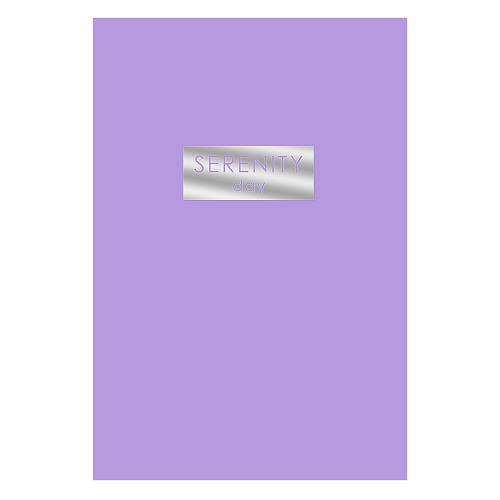 Тетрадь 48л А4- "Serenity day" клетка  soft touch, тиснение фольгой ТФ4485324