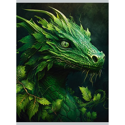 Тетрадь 96л А4 "Драконы" клетка  Soft Touch, высокий лак скругл.углы ТЛ4965162