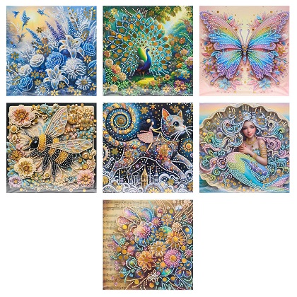 Алмазная мозаика 30*30см МИКС на подрамнике   арт.3030    1/12