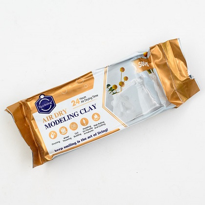 Глина для моделир. 500гр БЕЛАЯ самозатверд. арт.FG-500W 