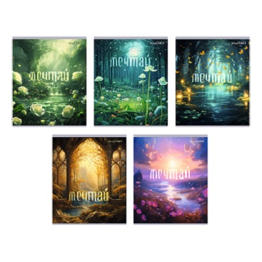 Тетрадь 48л. А5 Мечтай  клетка печать по металлизированной пленке "Серебро"   асс.  ТКМ489207   10/100