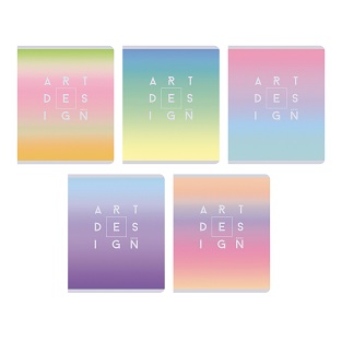 Тетрадь 48л. А5 "ART DESIGN"  клетка   ламинация Chameleon  асс. ТК488539