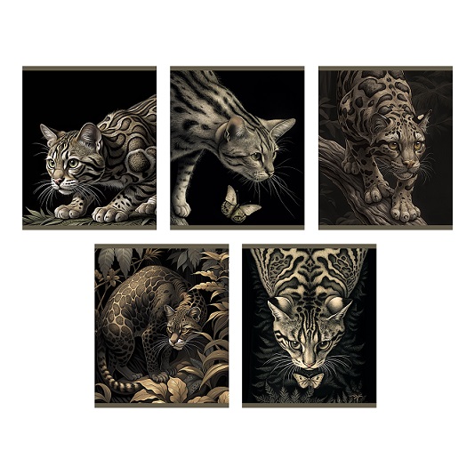 Тетрадь 96 л "В мире дикой природы"  клетка тисн. фольгой  асс.  ТКФ969281    1/50