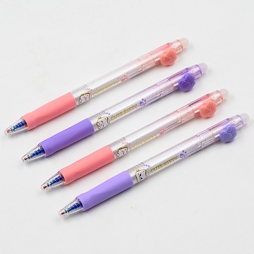 Ручка гелевая авт. СИНЯЯ  пиши-стирай  "ЛАПКА" 0,5мм  арт.GP33281   1/12