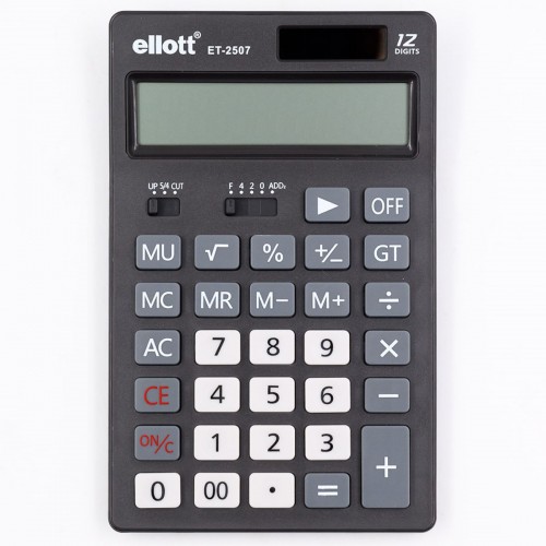 Калькулятор 12 разрядов 11*18см арт. ET-2507