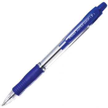 Ручка шариковая авто  PILOT Super Grip, синяя, 0,7 мм,   BPGP-10R-F-L  1/12