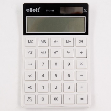 Калькулятор 12 разрядов  ELLOTT 10,5*16см арт.ET-2523 