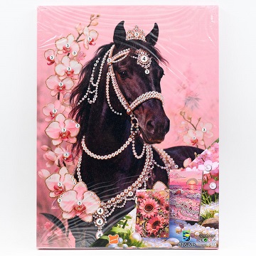 Алмазная мозаика  жемчужная 30*40см ГРАЦИЯ арт.58009